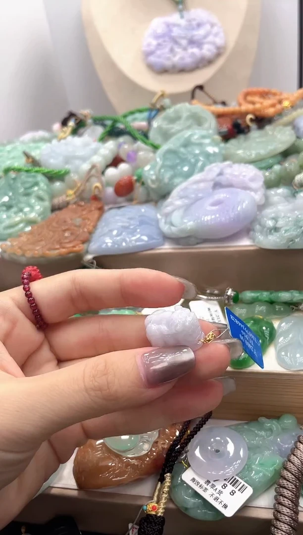 未镶嵌挂件翡翠098