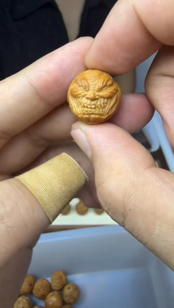 猴头核桃吊坠羊角 恶僧 素