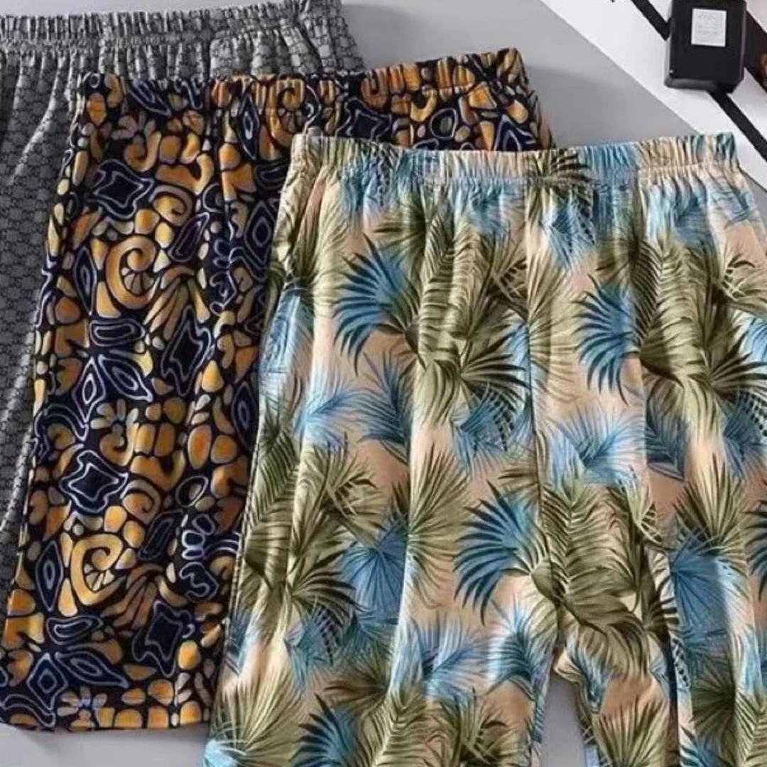 编号 A 链接 桑蚕丝五分裤居家外穿休闲百搭凉爽春夏