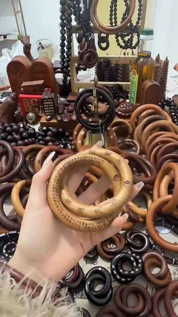 枣木乾坤圈一物一拍桃木微60