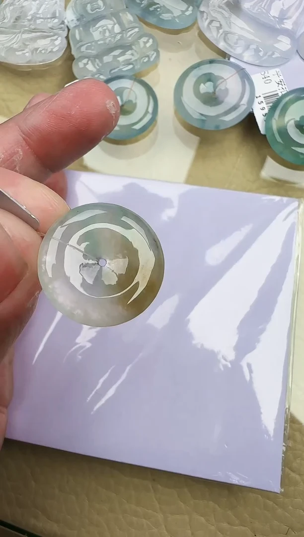 颈饰未镶嵌翡翠缅甸翡翠a货