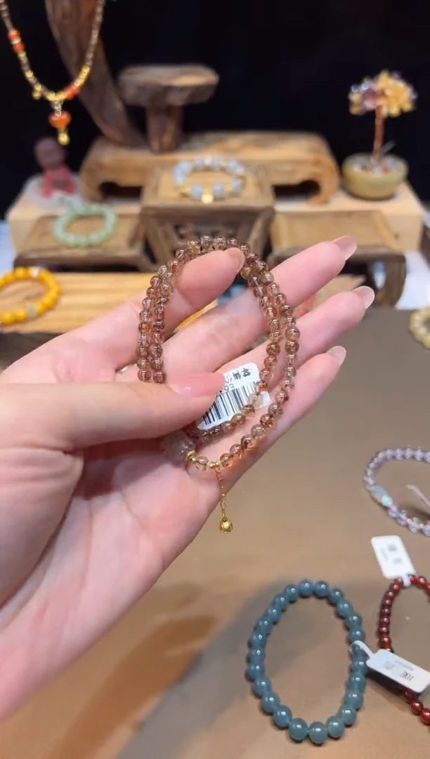 水晶手链未镶嵌手饰@@