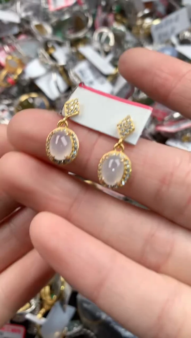 银S925镶嵌戒指翡翠111   6