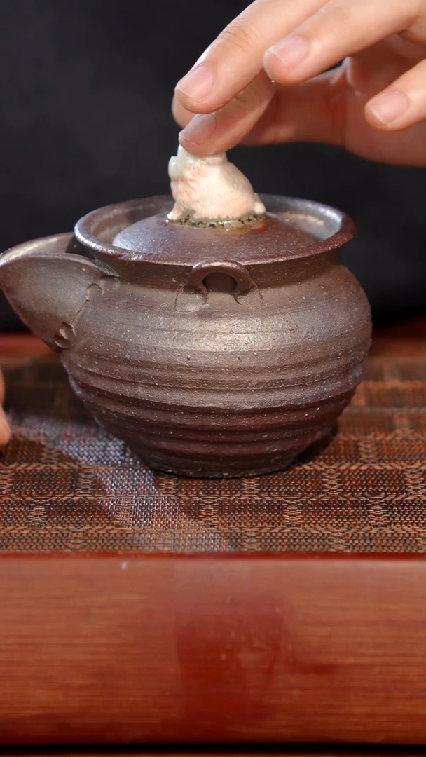 陶瓷奢瓷/瑞寅柴烧茶器（宝瓶）983