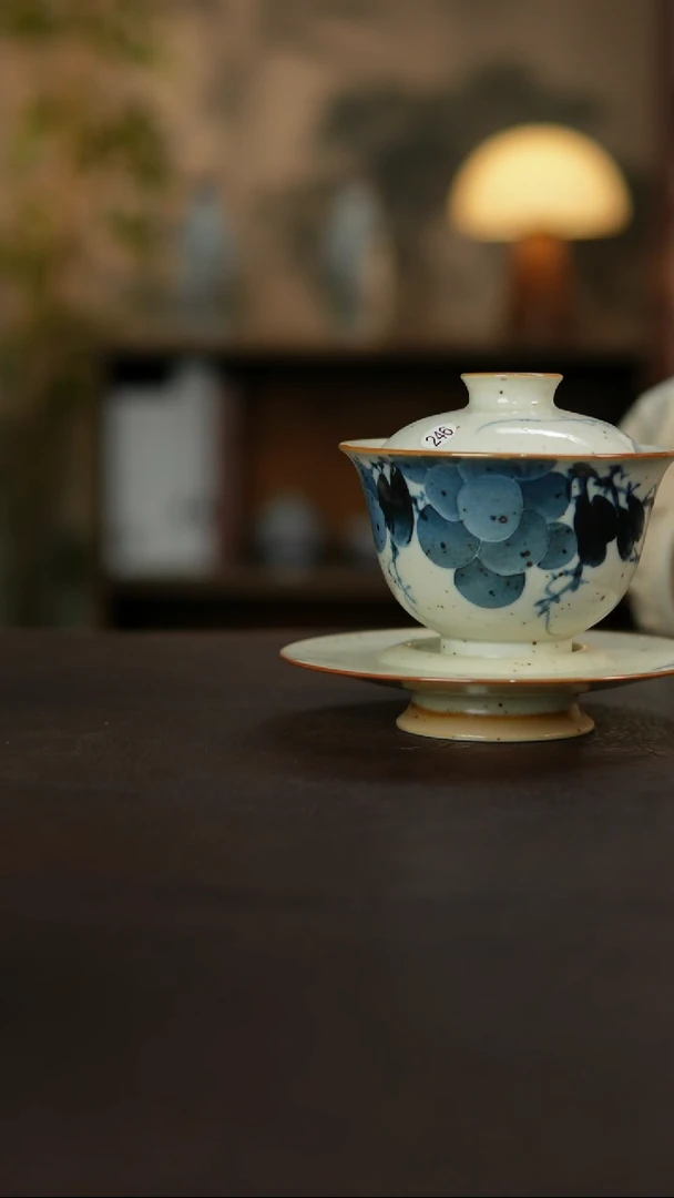 杯景德镇陶瓷杯碗柴烧多人