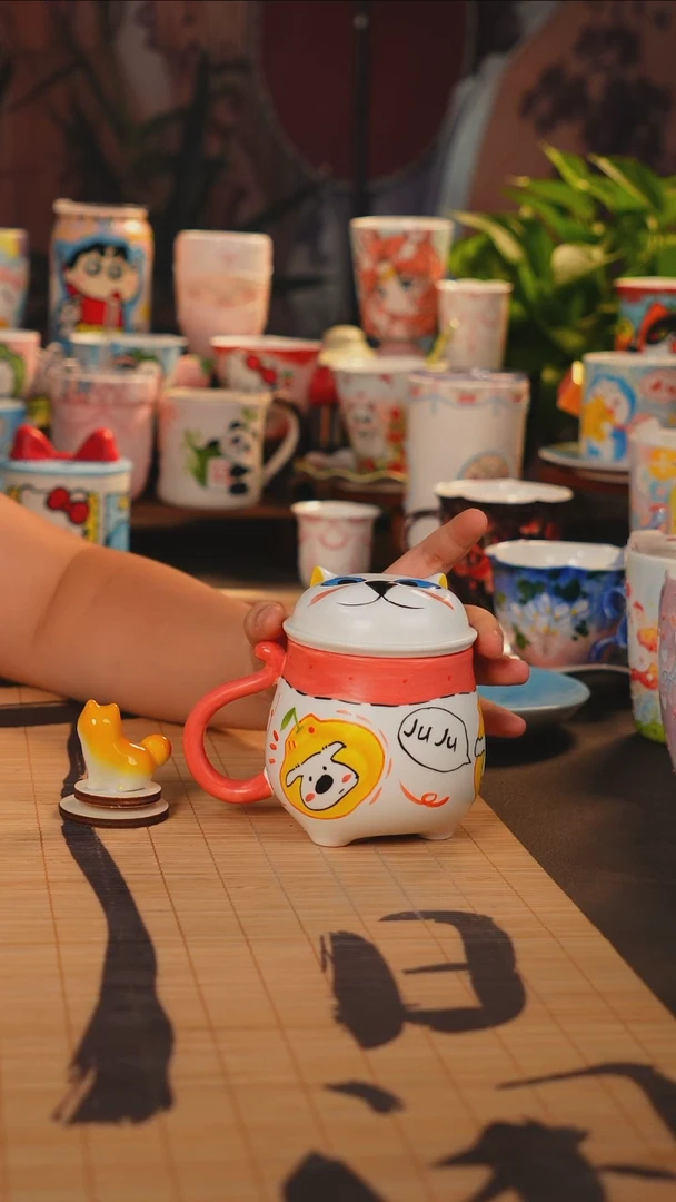 景德镇手工手绘杯杯