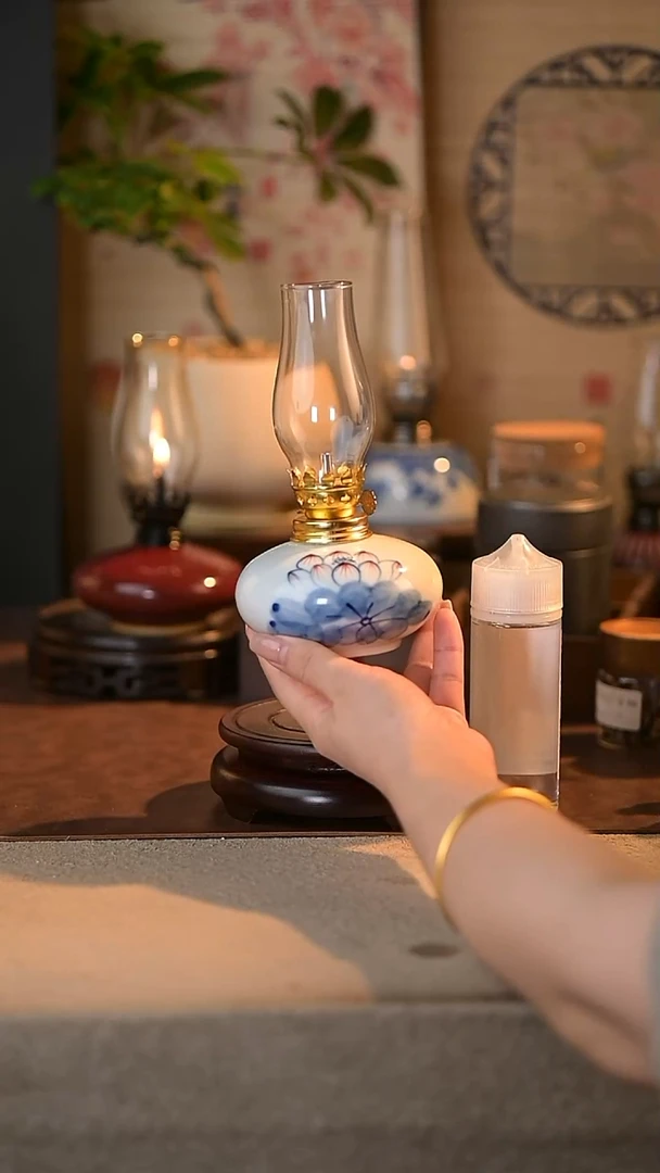 景德镇陶瓷香薰灯摆件