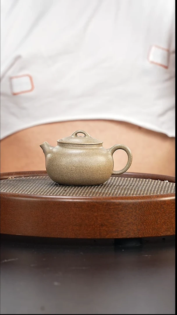 茶壶紫砂全手工青降坡-安逨