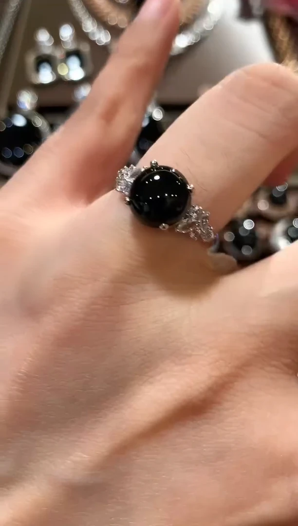 18K金镶嵌戒指翡翠m27