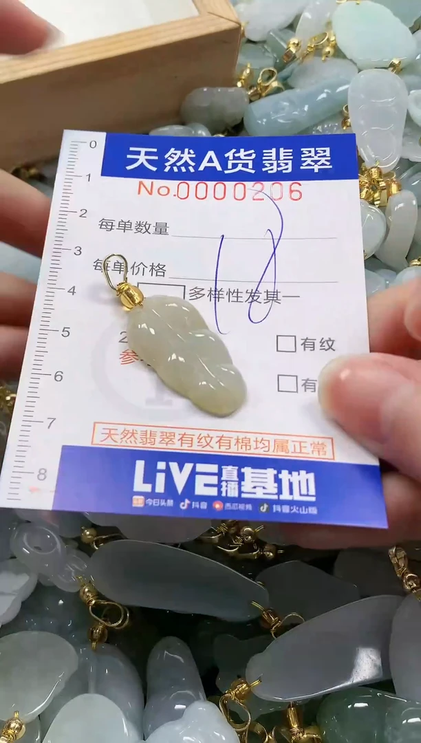 颈饰未镶嵌翡翠纯天然a货翡翠