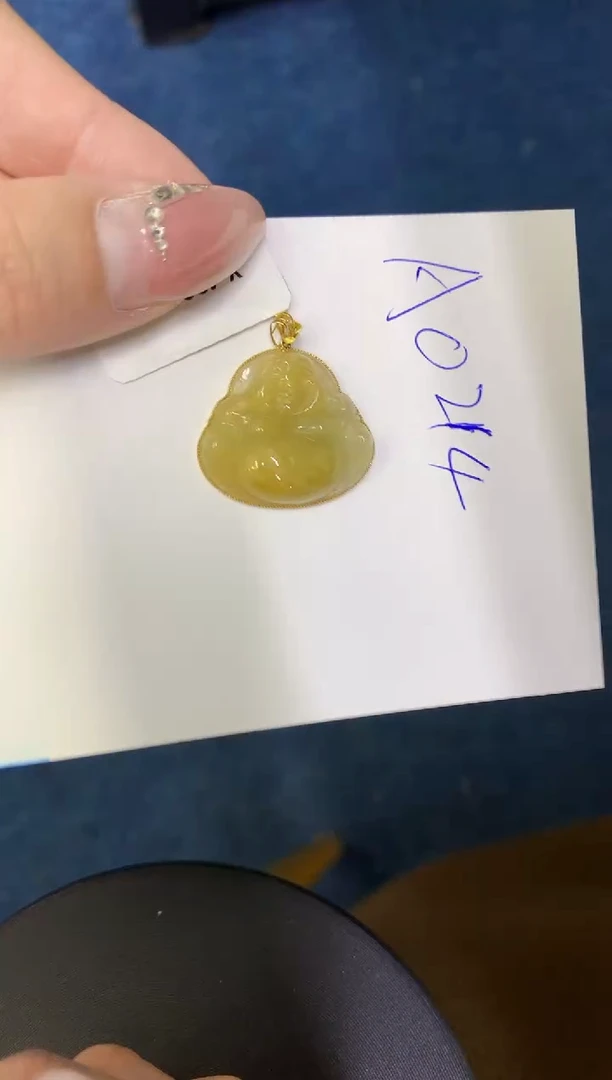 【闪购商品】翡翠颈饰18K金镶嵌0000000000000