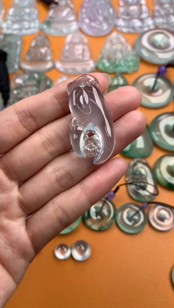 【闪购商品】翡翠颈饰未镶嵌38.4-19.4-5.2