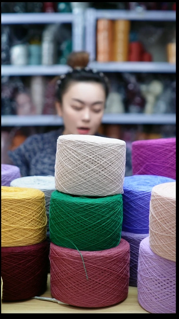 羊绒欢姐手编线D669