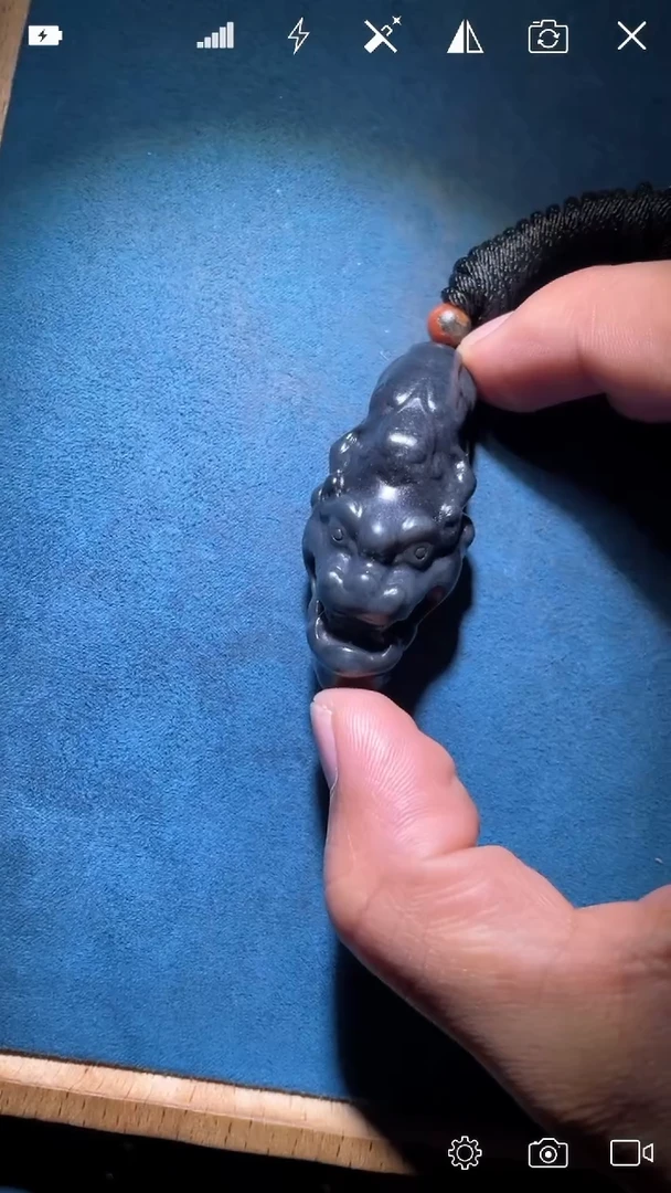 未镶嵌和田玉把件Q000177 般若