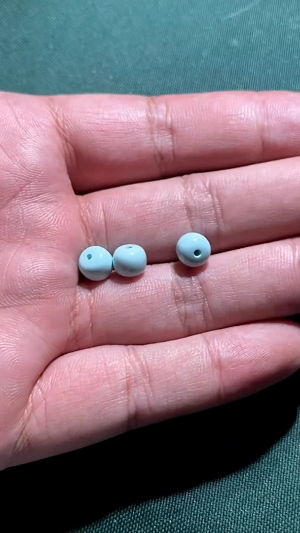 未镶嵌绿松石饰品18-292约7mm（多样性发货发其一）