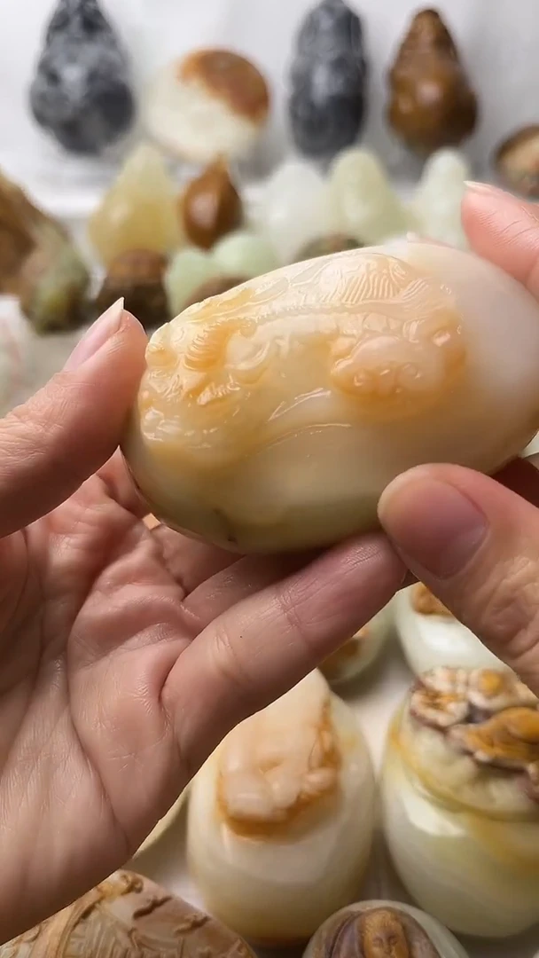 石材古青石棉纹正常不退换霸王貔貅