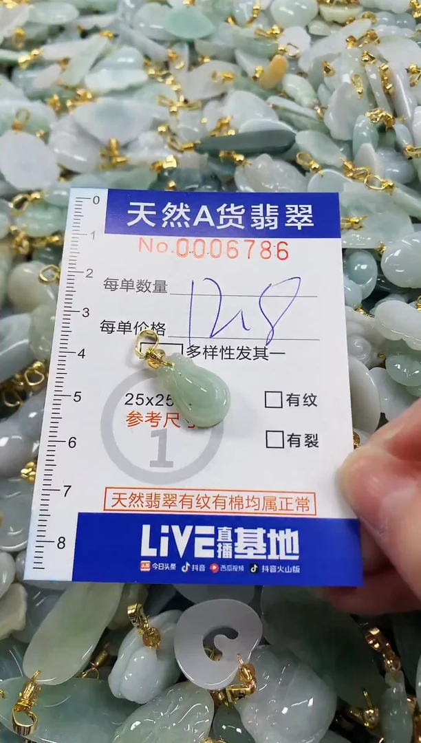 颈饰未镶嵌翡翠天然a货翡翠