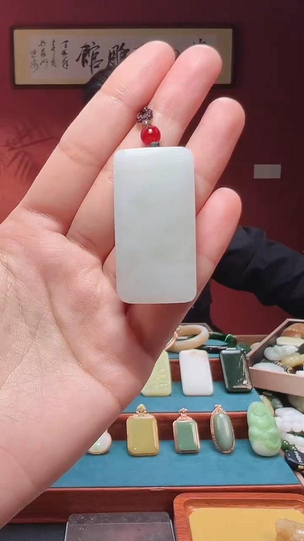 吊坠(不含链)未镶嵌和田玉17