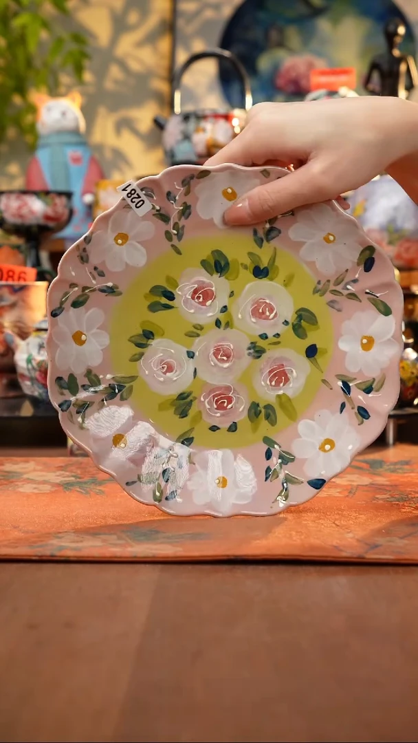 瓷片景德镇手工手绘281