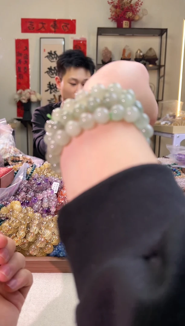 【闪购商品】发晶手链未镶嵌11mm＋绿发晶手串（多样性发其一）