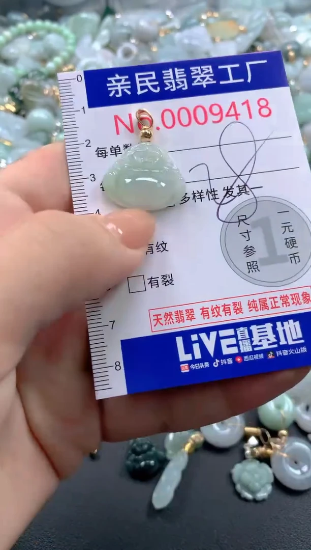 颈饰未镶嵌翡翠9418