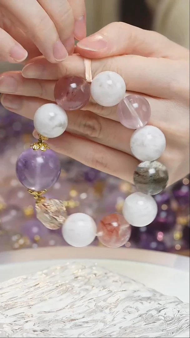 未镶嵌手串水晶多宝手串·DD0025OC045G285