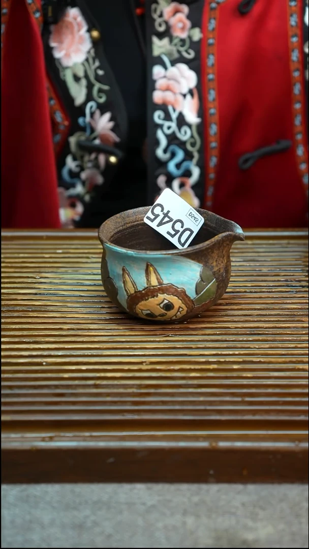 万古烧粗陶手工手做茶具