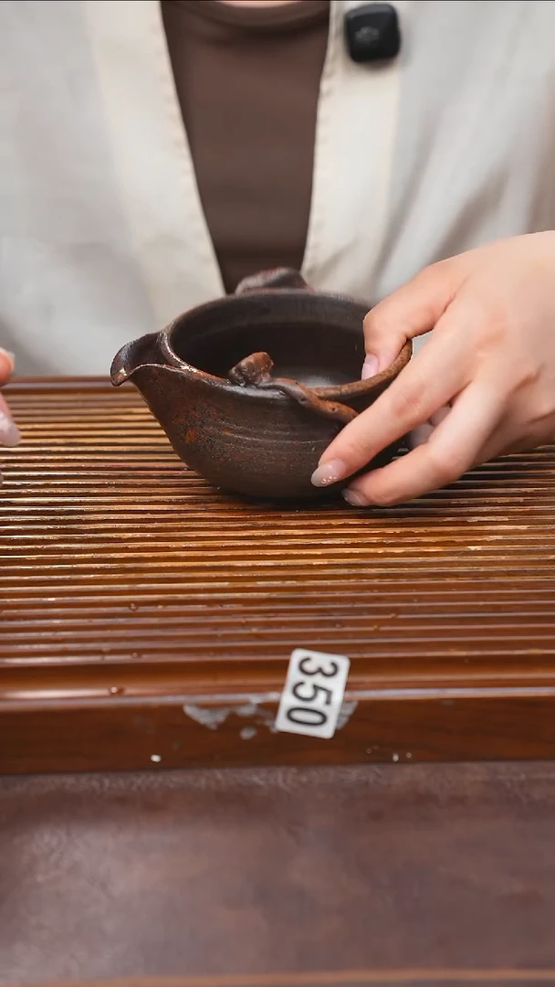万古烧粗陶手工茶具