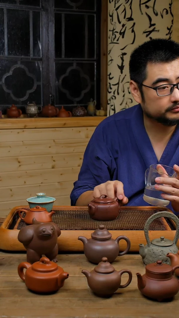 茶壶紫砂深***门大运汉瓦紫泥150cc