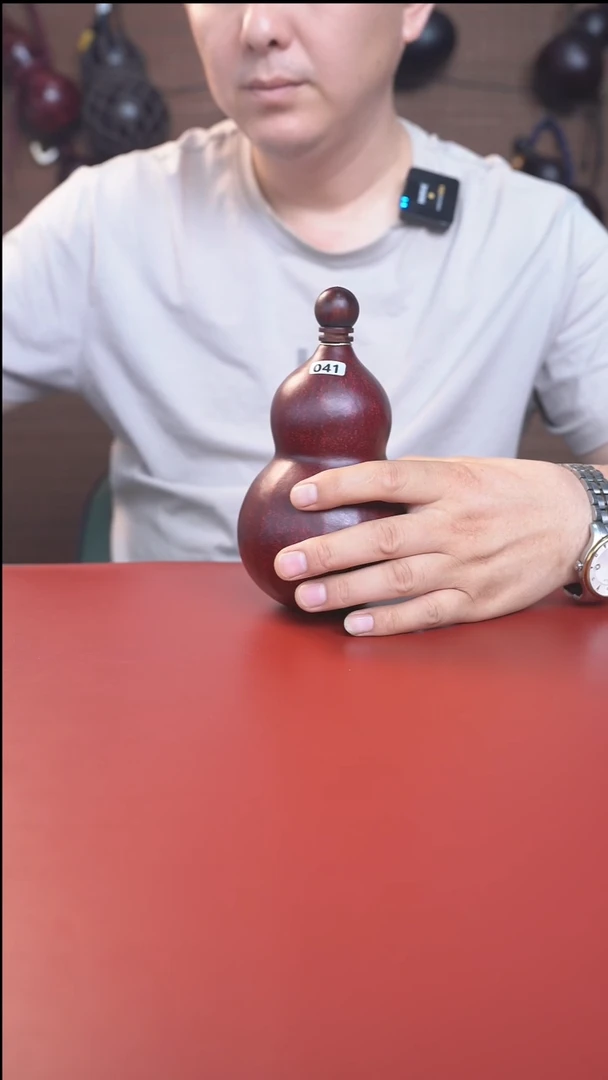 041天然大漆酒葫芦 三遍大漆