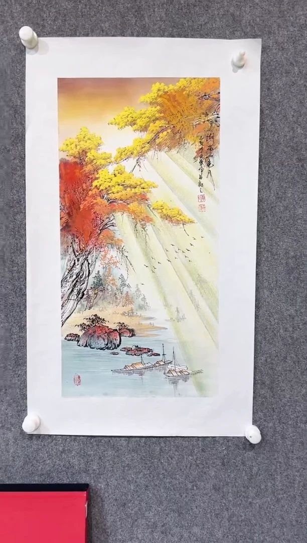 国画李文军-2平尺-国画