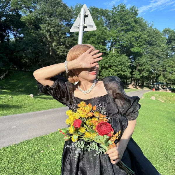 【古娜拉】欧根纱在逃公主连衣裙法式泡泡袖公主裙子发光公主裙