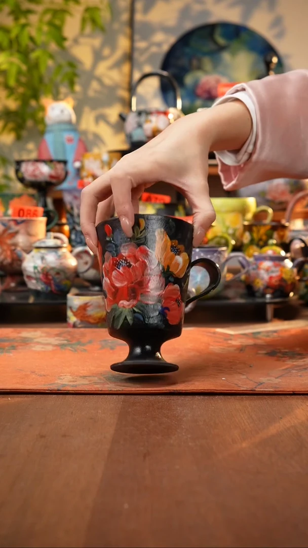 瓷片景德镇手工手绘091