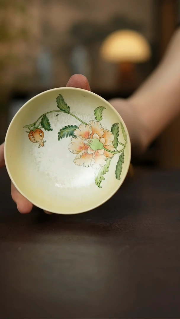 杯景德镇陶瓷杯碗柴烧多人