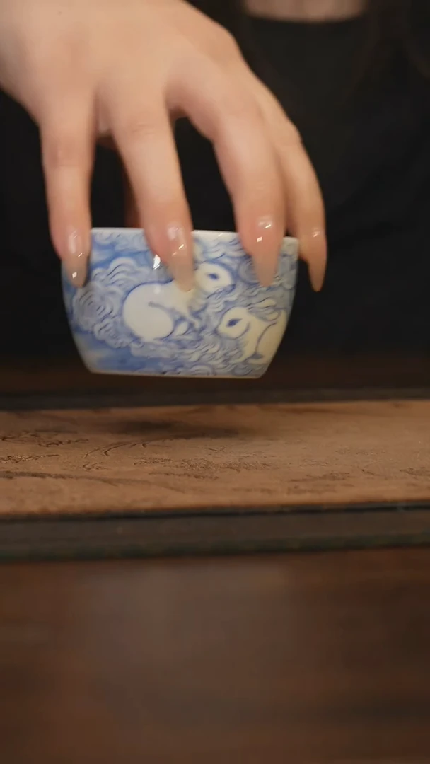 杯柴窑青花破价福利