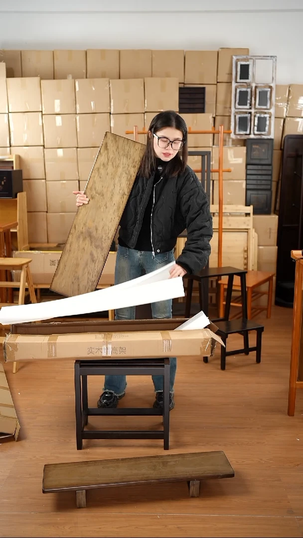 木（非红木类）实木增高架长90宽的