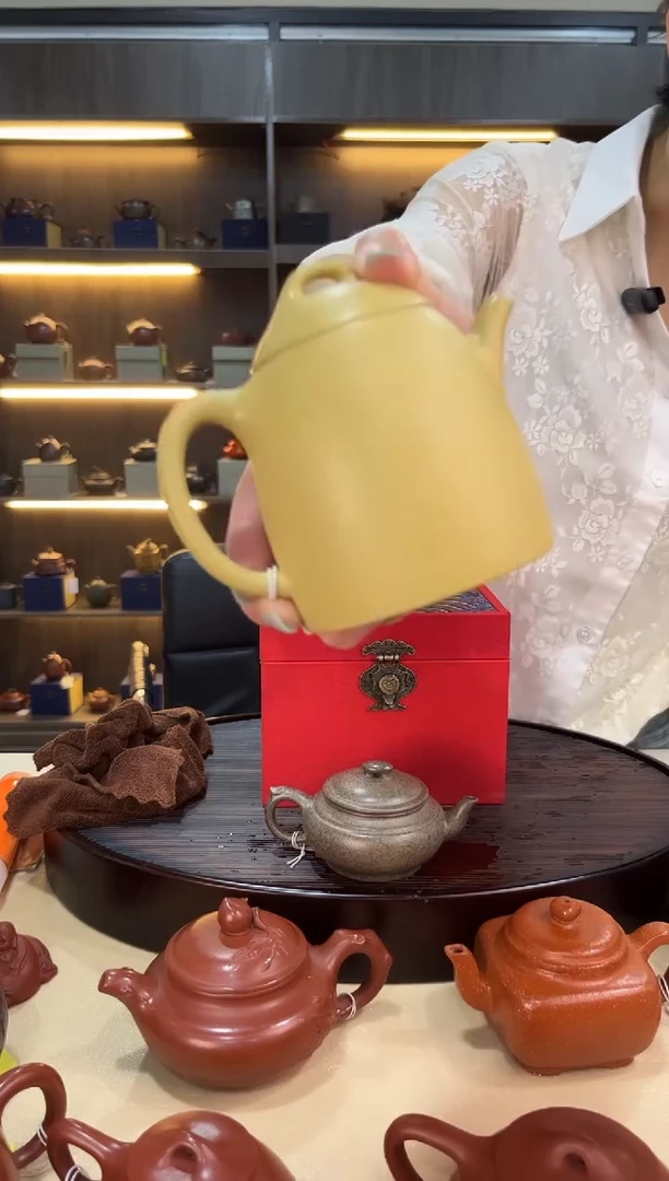 茶壶紫砂大品光器秦权 本山绿泥