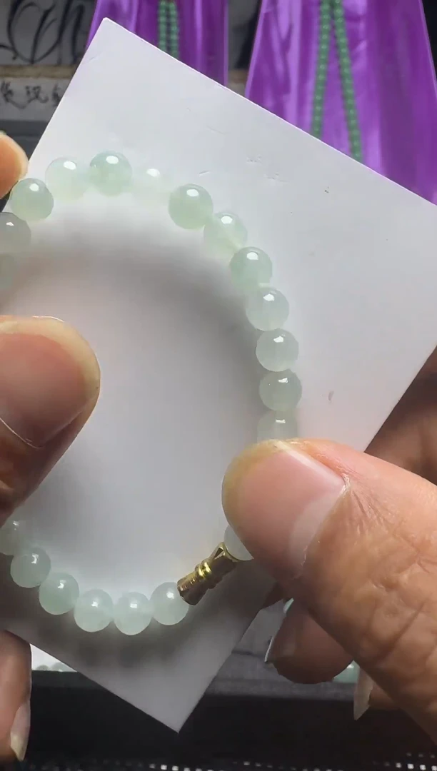 未镶嵌定制翡翠手串