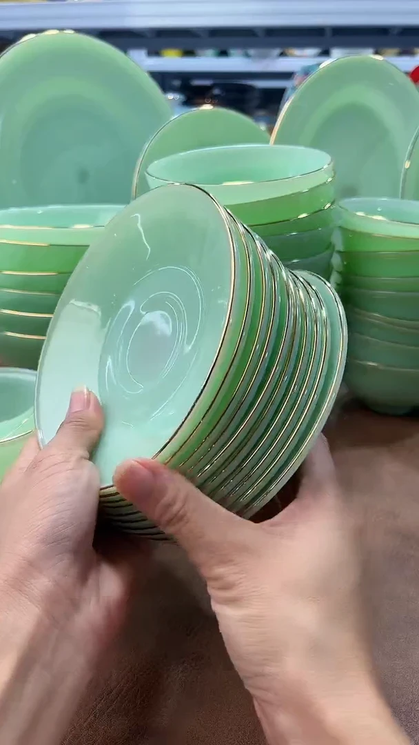 玉瓷   6英寸骨碟10个景德镇陶瓷
