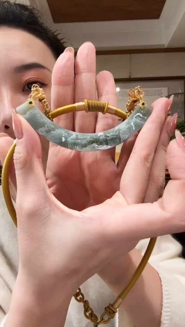 【闪购商品】翡翠颈饰未镶嵌国风