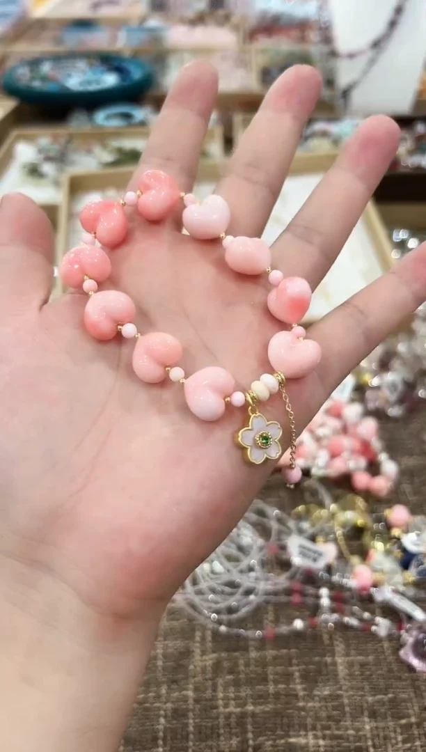 未镶嵌手链水晶新粉
