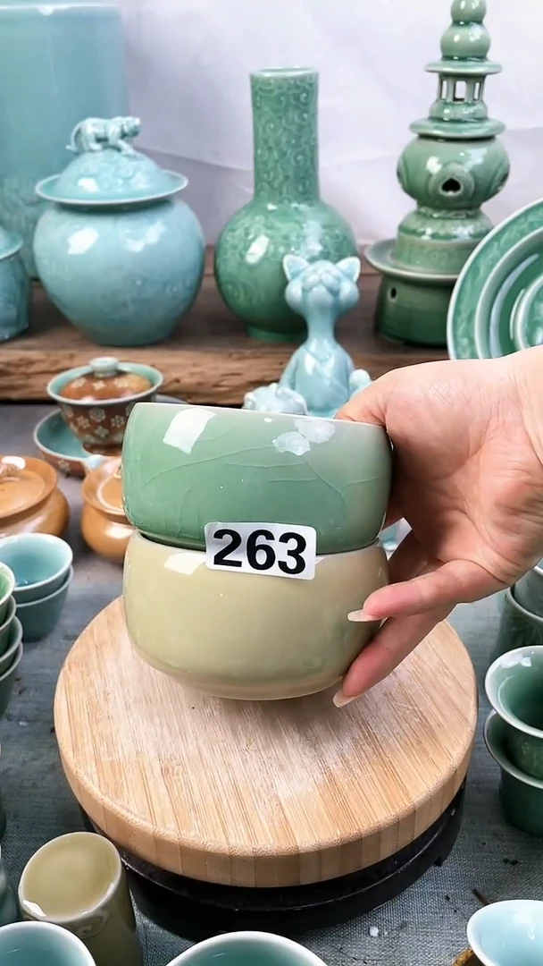 特价福利 微瑕 慧仙青瓷