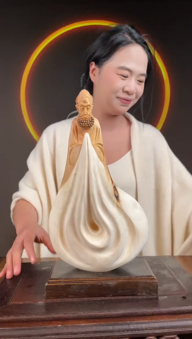 柏木（崖柏）手工摆件,先抢先得! 编号:52