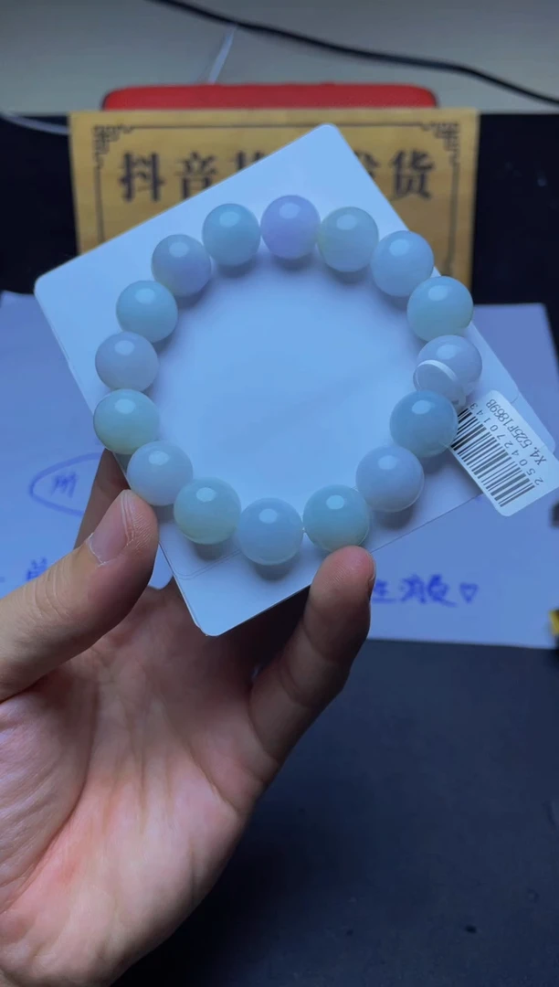 未镶嵌定制翡翠珠串