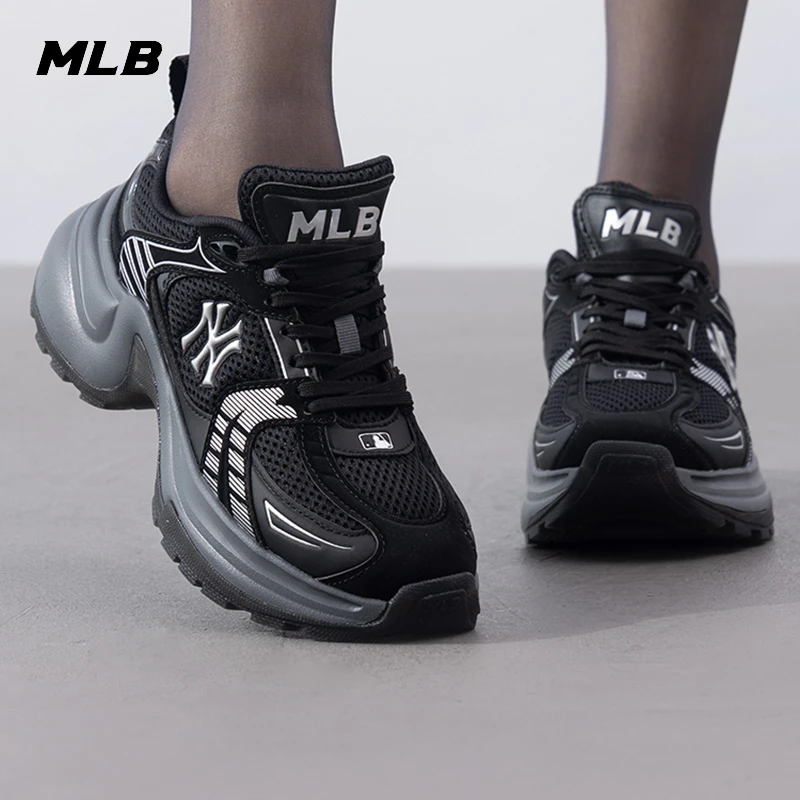 MLB休闲鞋男鞋女鞋2025春季新款时尚潮流低帮轻便板鞋3ASHW045N