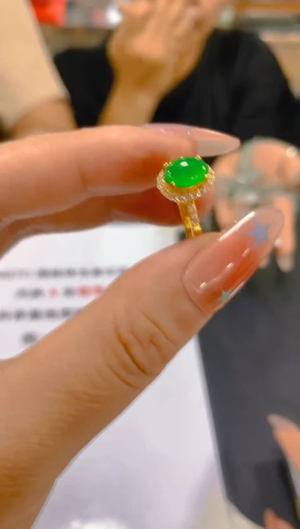 翡翠戒指未镶嵌0583001517多样性发一
