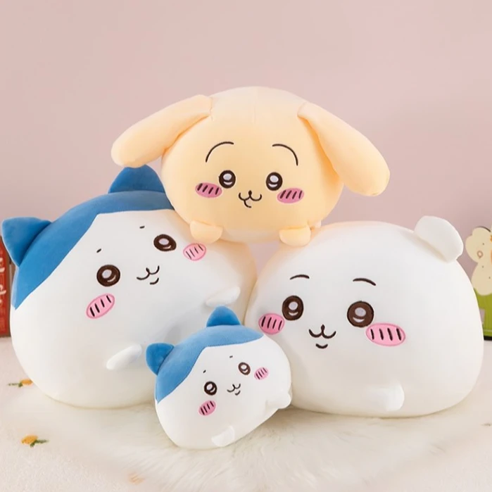 16寸柔软靠枕圆形可爱毛绒挂件团子抱枕女生礼物小八团子毛绒玩具