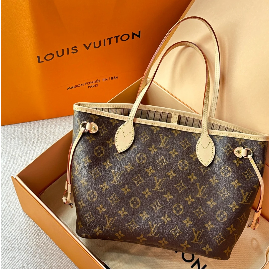 修复品LouisVuitton/路易威登【新植鞣】NF小号购物袋托特包包