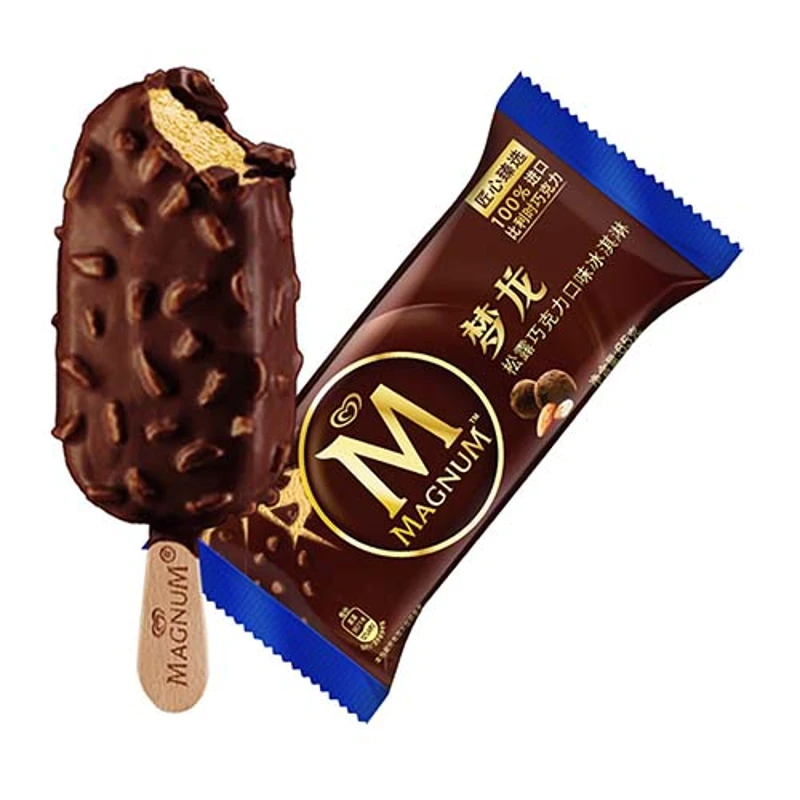 和路雪松露巧克力口味冰淇淋巧克力味 65g雪糕同城配