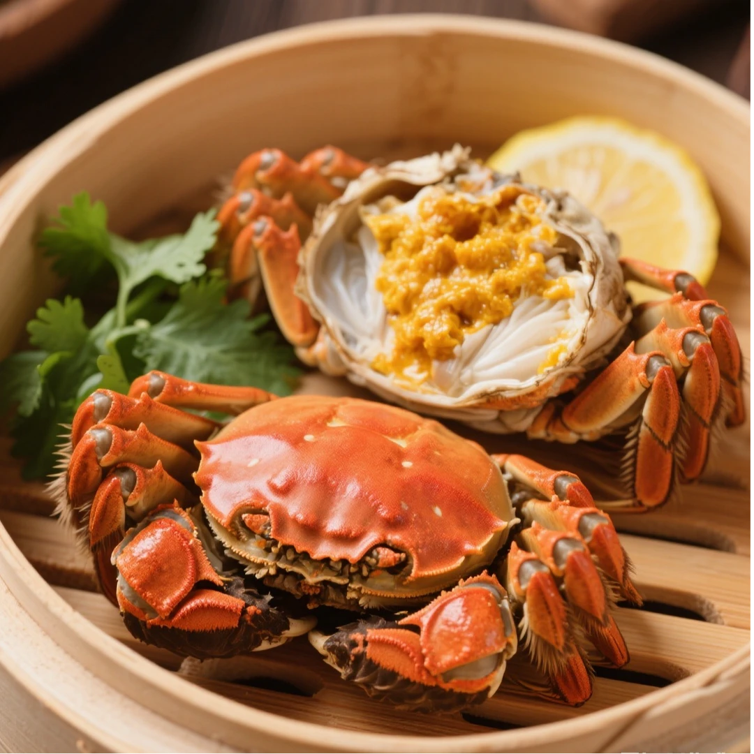 盘锦稻田蟹全母1两到0.8开塘福利20只送10只，到手30只，顺丰包邮